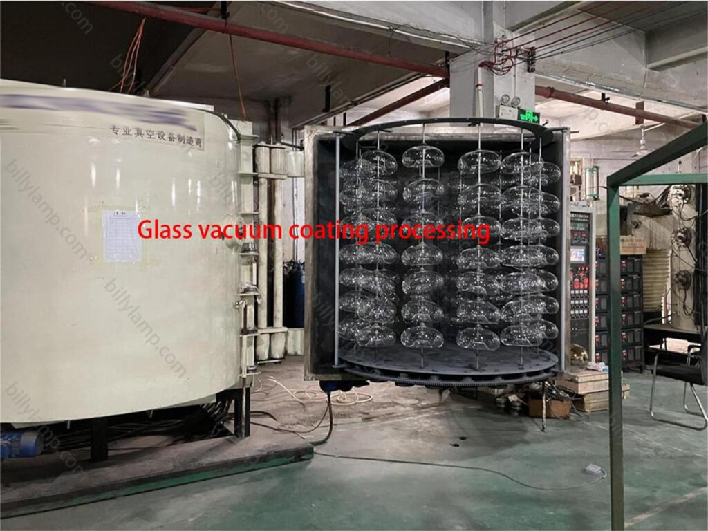 Glass vacuum coating processing