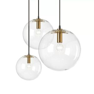 white glass ball lamp 1