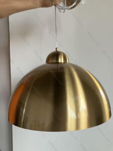 Actual metal dining pendant light